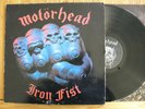 MOTORHEAD   IRON FIST 1982 VINYL LP RECORD ALBUM BRONZE   VG+ / VG