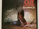 Ozzy Osbourne  SIGNED IN SILVER PAINT PEN  USA VINYL LP BLIZZARD OF OZZ