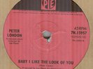 PETER LONDON*BABY I LIKE THE LOOK OF YOU*BEAT*JOE MEEK*THE PYE LABEL*HEAR IT