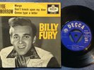 BILLY FURY - MAYBE TOMORROW rare E.P., UK 1959 / ROCK ’N’ ROLL ROCKABILLY MINT-