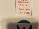 vinyl records 	ABC American Top 40 with Casey Kasem  Radio Show date 10/16 1982