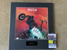 MEAT LOAF AUTOGRAPHED BAT OUT OF HELL MATTED RECORD ALBUM WITH JSA COA EPC 82419