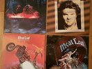 4 x MEAT LOAF (RIP) Vinyl LPs Hits Out Of Hell Bat Out Blind Before I Stop Same