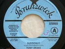 Tony Drake SUDDENLY rare northern soul 45 BRUNSWICK PROMO it hurts me more