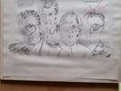 ELVIS COSTELLO ALMOST BLUE PROMO LP. - SIGNED IN FULL BY ALL FOUR. 1981 RELEASE.