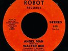 WALTER BEE Angel Man & Give Me A Chance Scarce 1974 Soul 45 ROBOT #R-101