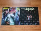Anthrax - Spreading The Disease, Among The Living   First Press, Inners PROMO NM