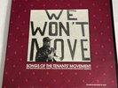 Various-We Won't Move: Songs Of The Tenant's Movement Vinyl LP Folkways 1983