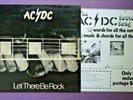 AC/DC OZ BON SCOTT/BLUE PRESS+ FLYER COPY=LET THERE BE ROCK