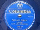 Jazz-78 RPM-Casa Loma Orch-San Sue Strut/Royal Garden Blues-Hot Jazz-Blue Wax-E-