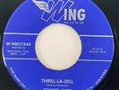 DOLORES WARE Thrill-A-Dill / Sweetness Wing R&B Rocker VG+ 45 HEAR