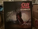 Ozzy Osbourne  SIGNED IN SILVER PAINT PEN  USA VINYL LP BLIZZARD OF OZZ Jsa Auth
