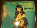 BETTIE PAGE COVER AIN'T MISBEHAVIN' FATS WALLER'S HITS & JAZZ 1957 LP Cheesecake