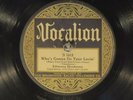 78 RPM -- Edmonia Henderson (with Johnny Dodds), Vocalion 1015, EE- Jazz