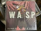 Vintage vinyl record W.A.S.P. Animal F**k Like A Beast Show No Mercy UK Import
