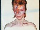 DAVID BOWIE VINYL LP ALADDIN SANE RCA RS 1001 BLUE MARBLE RECORD EX/NM ROCK