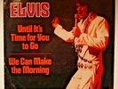 ELVIS PRESLEY 45 74-0619 Mono yellow label promo single picture sleeve  RARE