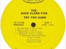 The Dave Clark Five Try Too Hard Epic Vinyl LP