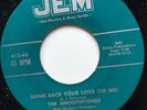Obscure Pittsburgh Group 45 The Smoothtones Jem Lbl. Bring Back Your Love To Me