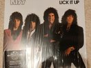 KISS LICK IT UP BACK TO BLACK LP