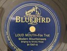 Jazz-78 RPM-Modern Mountaineers-Loud Mouth/Gettin' That Low Down Swing-Hot-EX-