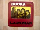 DOORS L.A. Woman PROMO WHITE LABEL Hype Sticker   1971