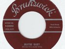 Crickets * Maybe Baby * US Brunswick 45 Buddy Holly Classic Hit Rockabilly EX