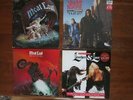 4 x Vinyl Records Meat Loaf Bat Out of Hell Leather & Lace Naughty by Nature