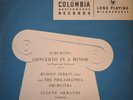 COLUMBIA MONO ML 4041 SCHUMANN PIANO CONCERTO *SERKIN PHILADELPHIA ORMANDY 1948*