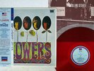 ROLLING STONES FLOWERS LONDON L20P 1039 JAPAN OBI CLEAR RED VINYL VINYL LP