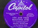 78 RPM You And Your Beautiful Eyes Tonda Wonda Hoy Dean Martin Capitol 1358 A1