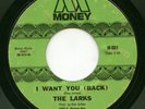 HEAR - Rare Soul 45 - The Larks - I Want You (Back) - Money Records # M-601