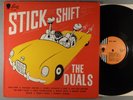 The Duals  Stick Shift   Rock 'n Roll   RARE Original Cartoon Cover   Mono