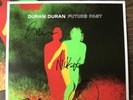 DURAN DURAN - Future Past - White Vinyl LP album + Hand Signed 12” X 12” Print
