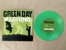 Green Day Warning Green Promo 7” Blink 182 Sum 41 Vinyl Record UNO DOS TRE RARE