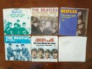 6 Capitol Records The Beatles 45RPM w/ Picture Sleeves & One Numbered