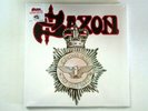 SAXON STRONG ARM OF THE LAW LP IMPORT SPLATTER VINYL BIFF BYFORD NWOBHM