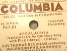 DELIUS Society Set - Volume 3 - Appalachia - Sir Thomas Beecham - Columbia Set N