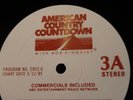 American Country Countdown May 11, 1985. 3 LP set. Near Mint. Country radio show