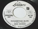 Eddie Cochran - Summertime Blues / Love Again PROMO 45 rpm 1958