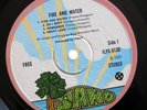 FREE Fire And Water UK vinyl LP rare label mispress with Traffic 'wheel of fire'