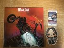 MEAT LOAF SIGNED 'BAT OUT OF HELL' VINYL RECORD ALBUM LP MEATLOAF PROOF JSA COA