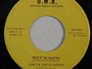 doo wop soul 45 JIMMY & THE SLANDERS Rockin Santa THE CHANTS Respectable UWR NM