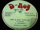 Linval Thompson ‎– She Is Mad With Me / Stop Your War 12er Vinyl   D-Roy Records