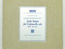 PIERRE FOURNIER - JS BACH the 6 suites for cello solo ARCHIV SAPM 3xLPs box EX+