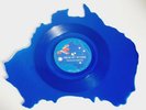 Men At Work Down Under Australia Shaped blue Vinyl Picture Disc