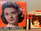 GLORIA CHRISTIAN ORIG 10” VIS RADIO + BONUS SINGLE BOTH SIGNED AND INSCRIBED