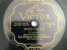 78 RPM  JAZZ  Victor 21338: Paul Whiteman w/ Bix Beiderbecke - When