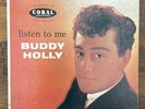 BUDDY HOLLY 1958 Listen To Me Orig. Orange Label 4-Song 7