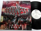 LOUDNESS Lightning Strikes LP Atco USA press VG++ cutout   a1510